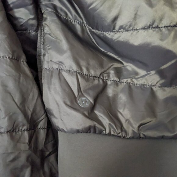 Lululemon Reversible Non Stop Bomber Jacket Dark Olive Green Size 2 - Picture 10 of 12